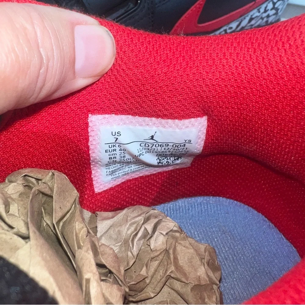 Jordan Legacy 312 Low Chicago Flag Size 7 Air Jordon - Picture 9 of 10